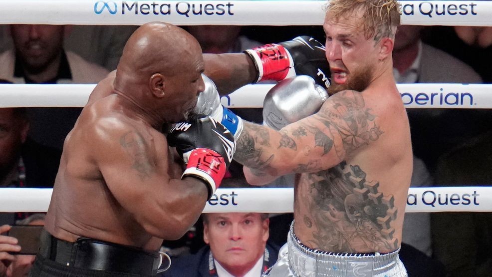 Image for story: Mike Tyson-Jake Paul bout sets Texas record for combat sports event with $18.1M in revenue