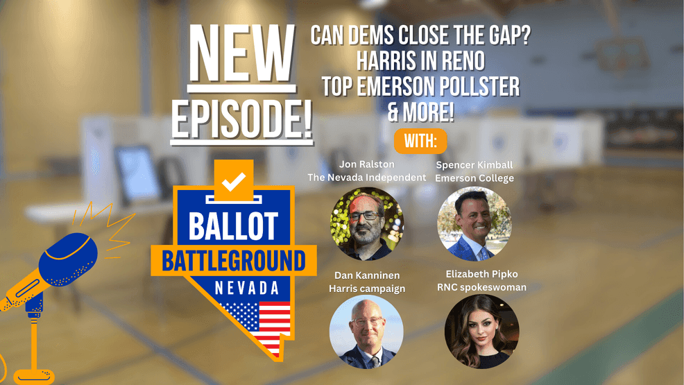 Image for story: Ballot Battleground: 最新飞艇开奖结果 Nevada podcast: Can Dems close the gap? Harris in Reno, polls & more